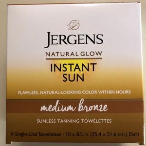 ☀️ Jergens ☀️ Medium Bronze ☀️ Towelettes